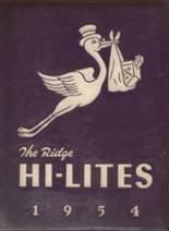 Elders Ridge High School 1954 yearbook cover photo