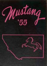 Malta High School 1955 yearbook cover photo