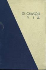 1934 Chino High School Yearbook from Chino, California cover image