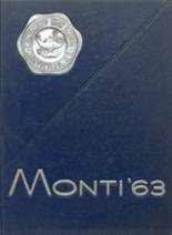 Monticello High School 1963 yearbook cover photo