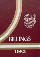 1982 Billings High School Yearbook from Billings, Oklahoma cover image