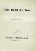 Southport High School 1943 yearbook cover photo