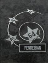 Pender High School 1964 yearbook cover photo