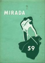 Miramonte High School 1959 yearbook cover photo