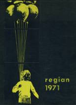 Regis High School 1971 yearbook cover photo