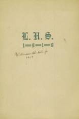 Lawton High School 1919 yearbook cover photo