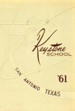 Keystone School 1961 yearbook cover photo