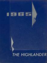 Highland High School 1965 yearbook cover photo