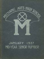 Mechanic Arts High School 1927 yearbook cover photo
