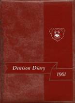 Denison High School 1961 yearbook cover photo