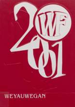 Weyauwega High School 2001 yearbook cover photo