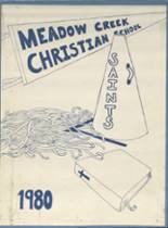 Meadow Creek Christian High School 1980 yearbook cover photo