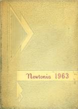 Newton High School 1963 yearbook cover photo