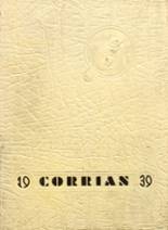 Corry Area High School 1939 yearbook cover photo