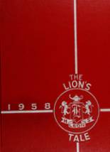 Leon High School 1958 yearbook cover photo