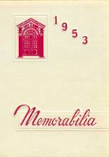 Bloomsburg Area High School 1953 yearbook cover photo