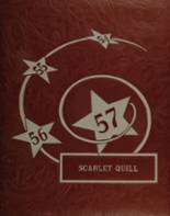 Dallas Center-Grimes High School 1957 yearbook cover photo