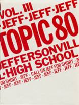 Jeffersonville High School 1980 yearbook cover photo