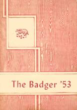 Beebe High School 1953 yearbook cover photo