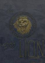 P. W. Moore High School 1966 yearbook cover photo