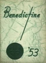 Benedictine Academy 1953 yearbook cover photo