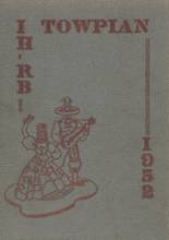 West Branch Area High School 1952 yearbook cover photo