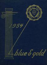 1954 Hudson High School Yearbook from Hudson, New York cover image