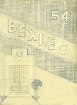 Bexley High School 1954 yearbook cover photo