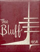 Poplar Bluff High School 1958 yearbook cover photo