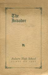 Auburn High School 1927 yearbook cover photo