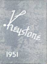 Crosby High School 1951 yearbook cover photo