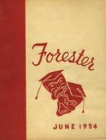Forest Park High School 406 1954 yearbook cover photo