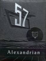 Alexandria High School 1957 yearbook cover photo