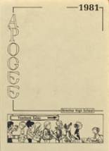 1981 Bowsher High School Yearbook from Toledo, Ohio cover image