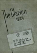 Danville High School 1954 yearbook cover photo