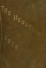 Ishpeming High School 1916 yearbook cover photo