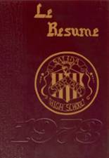 Salida High School 1973 yearbook cover photo
