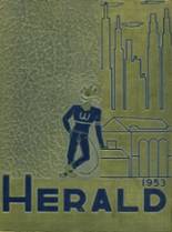 Westport High School 1953 yearbook cover photo