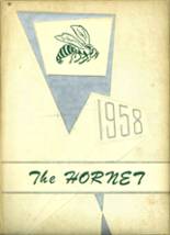 Blackwell High School 1958 yearbook cover photo