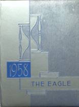 New Town High School 1958 yearbook cover photo
