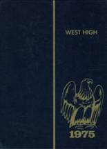 West High School 1975 yearbook cover photo
