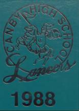1988 Canby High School Yearbook from Canby, Minnesota cover image