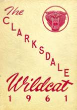 Clarksdale High School 1961 yearbook cover photo