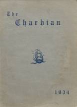 Charlotte High School 1934 yearbook cover photo