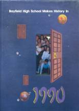 Bayfield High School 1990 yearbook cover photo