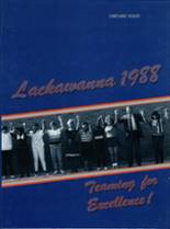 Lackawanna High School 1988 yearbook cover photo