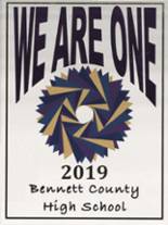 Bennett County High School 2019 yearbook cover photo