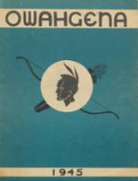 Cazenovia High School 1945 yearbook cover photo
