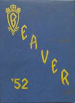 Beaverhead County High School 1952 yearbook cover photo