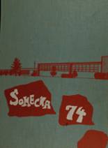 South Mecklenburg High School 1974 yearbook cover photo